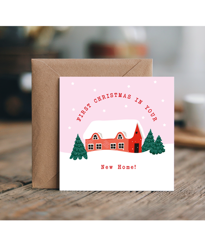 Moving House Christmas Card First Christmas in Your New Home