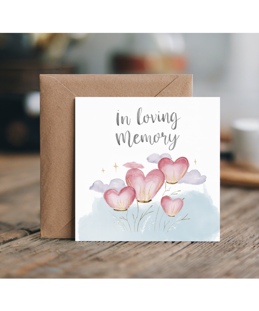 In Loving Memory Sympathy Card for a Loved Ones Anniversary