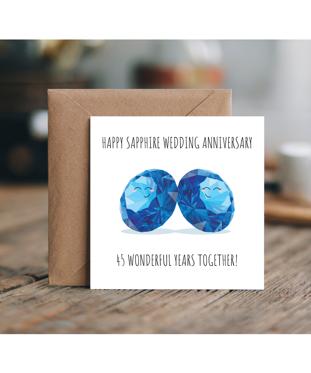 Happy Sapphire 45th anniversary