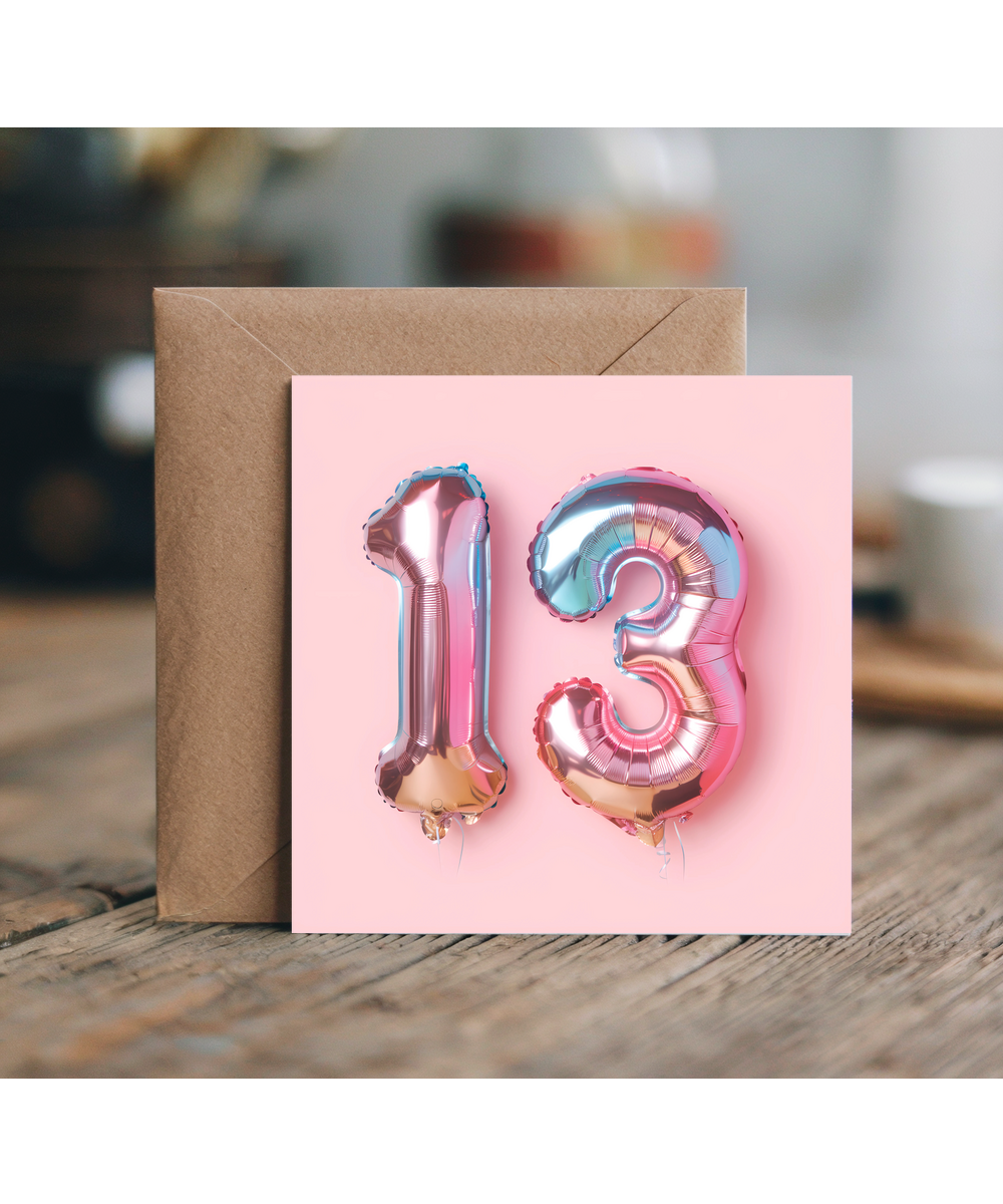 pink balloon age 13