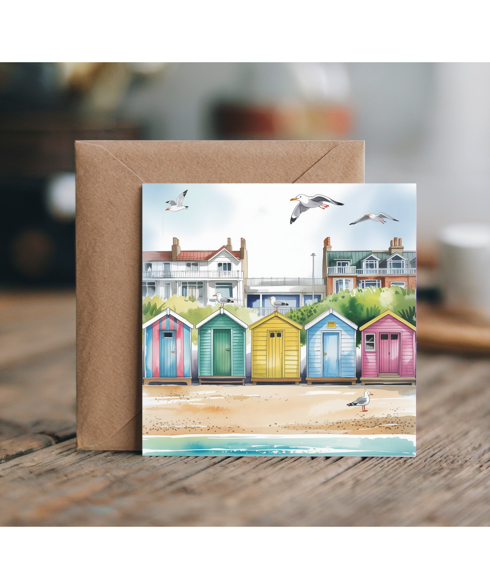 beach huts at the seaside