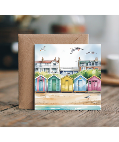 beach huts at the seaside