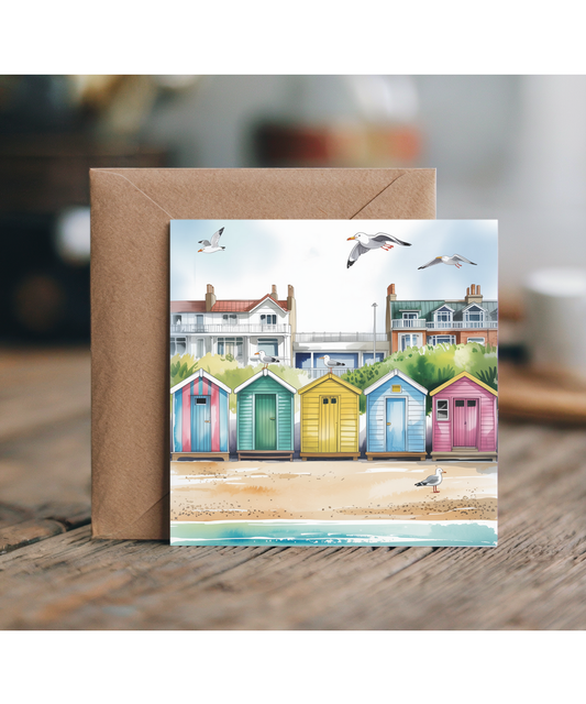 beach huts at the seaside