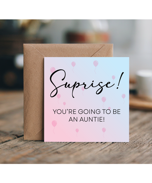 You're going to be an auntie