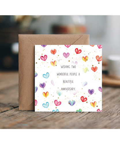 To two very special friends on your anniversary