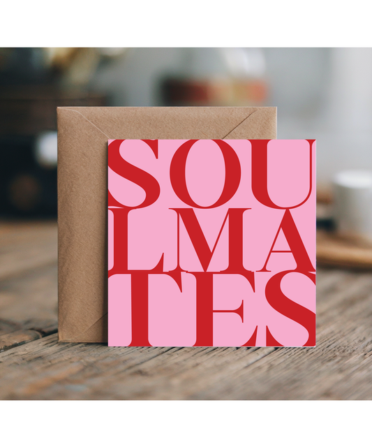 Valentines Pink and Red SOULMATES