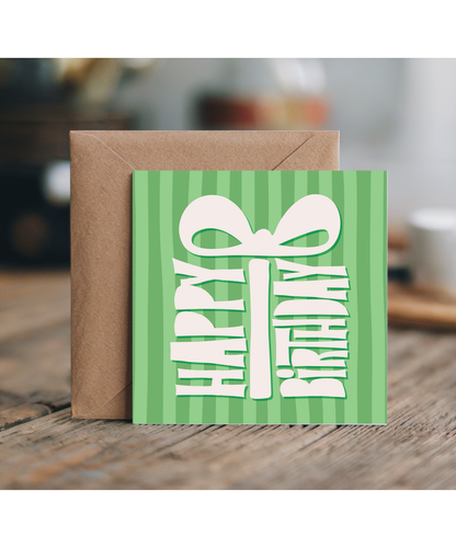 Happy birthday present box