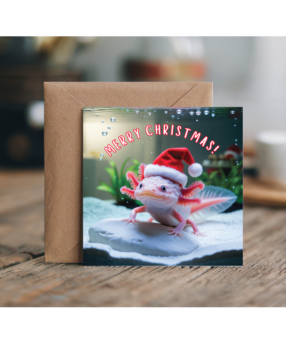 axolotl Merry Christmas