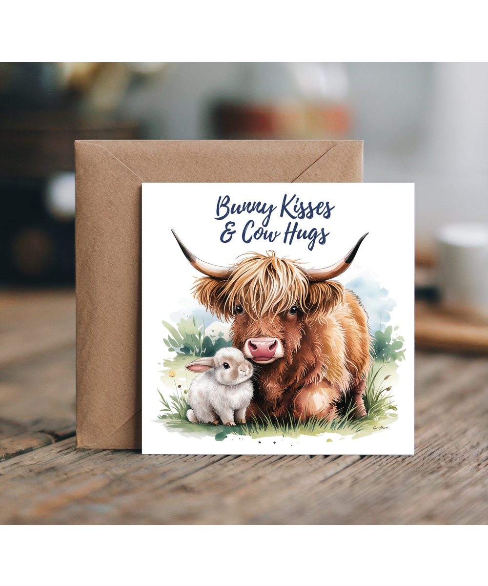 bunny kisses and cow hugs