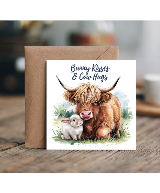 bunny kisses and cow hugs