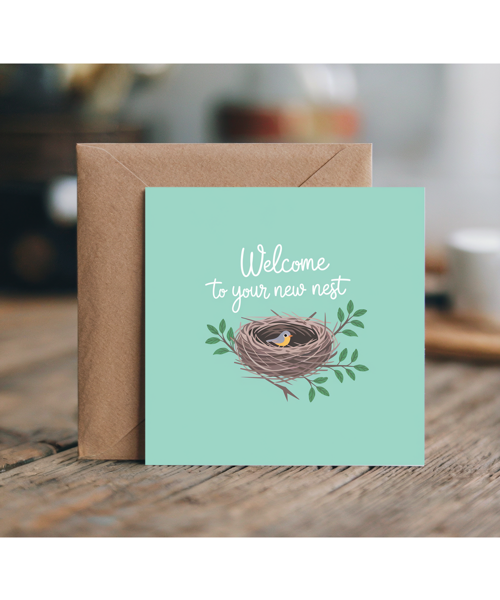 New Home Card Welcome to Your New Nest First house