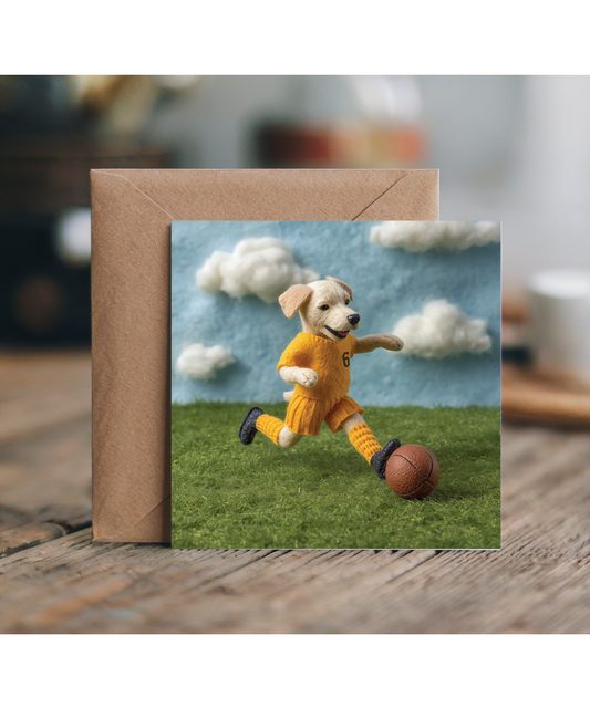 2D felt style labrador football