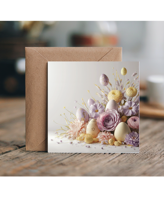 3D effect easter bouquet
