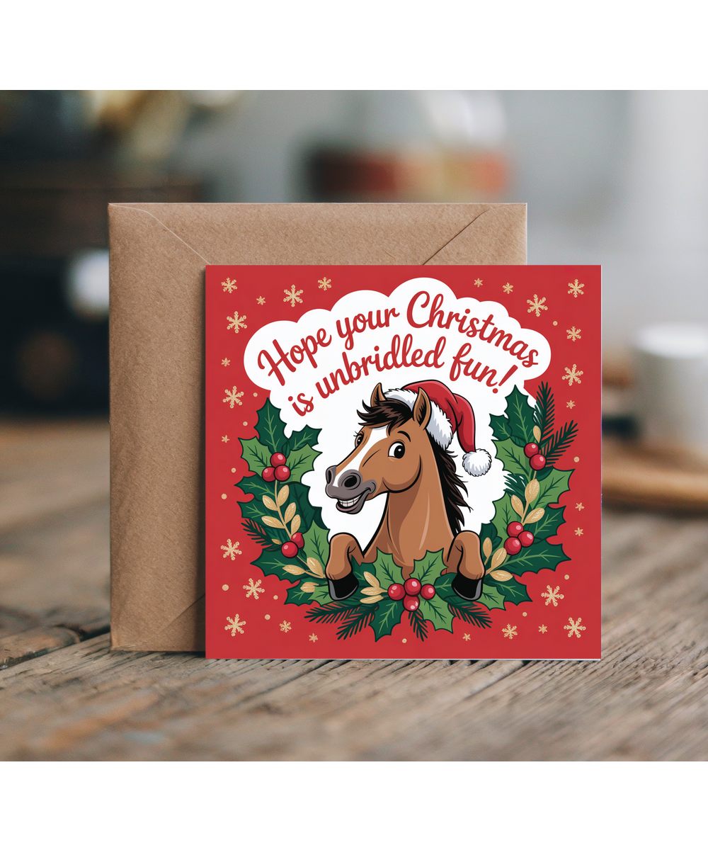 Horse Hope your Christmas is unbridled fun