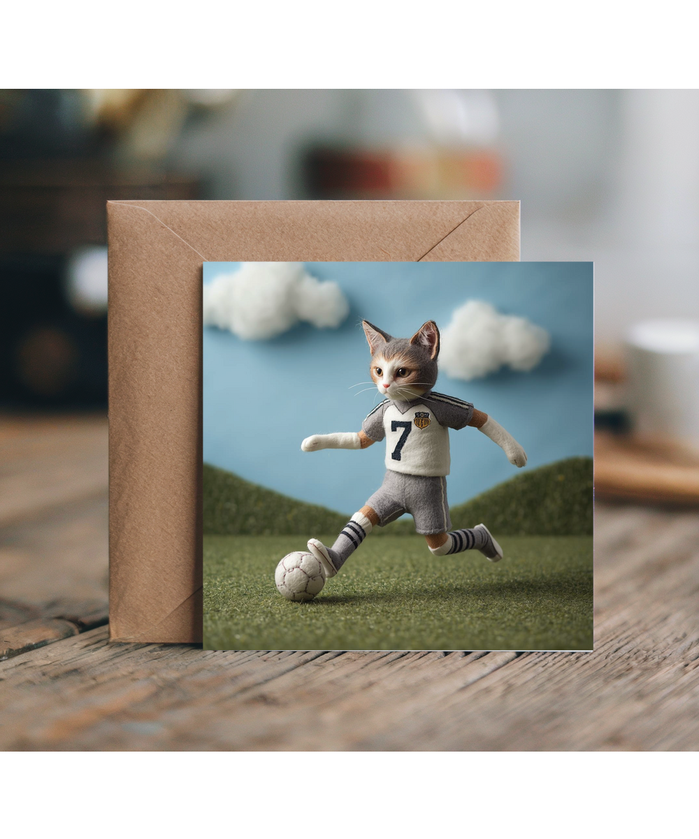 2D felt style cat football
