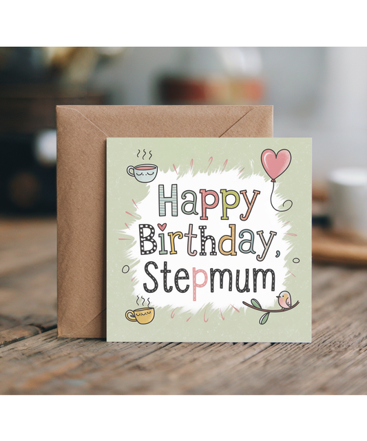 whimsical happy birthday stepmum