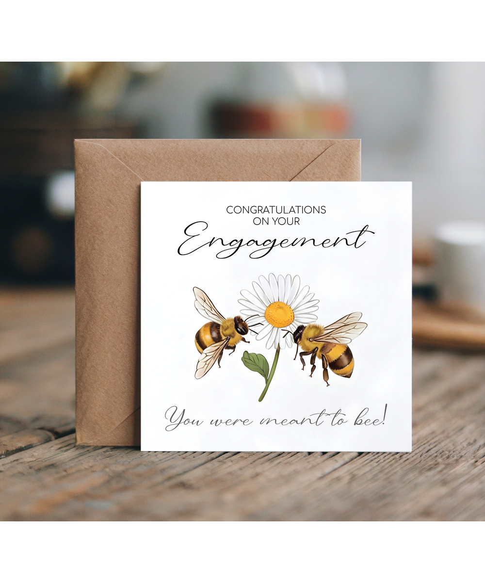 Congrats on your engagement you were meant to bee