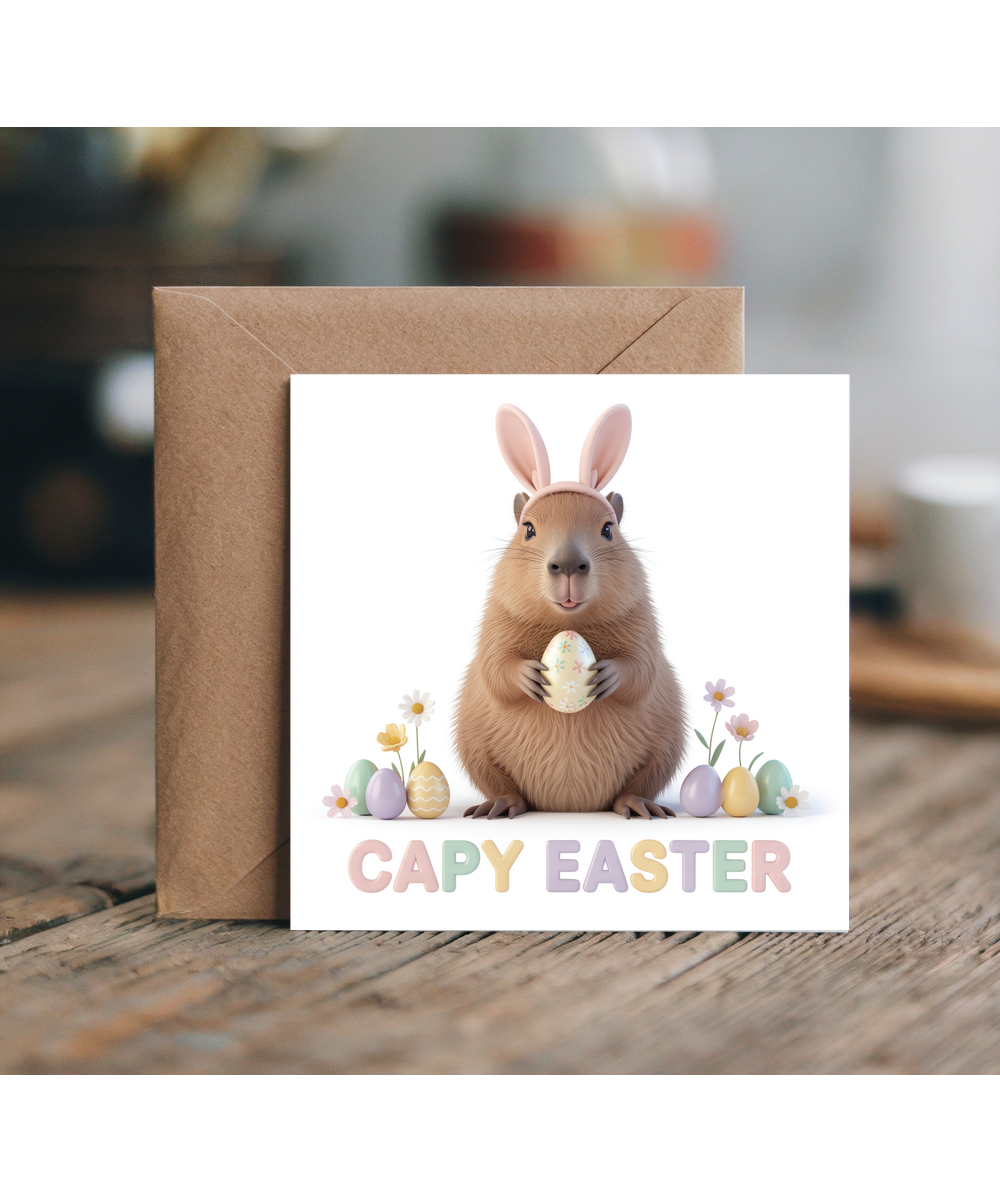 Capy Easter adorable capybara