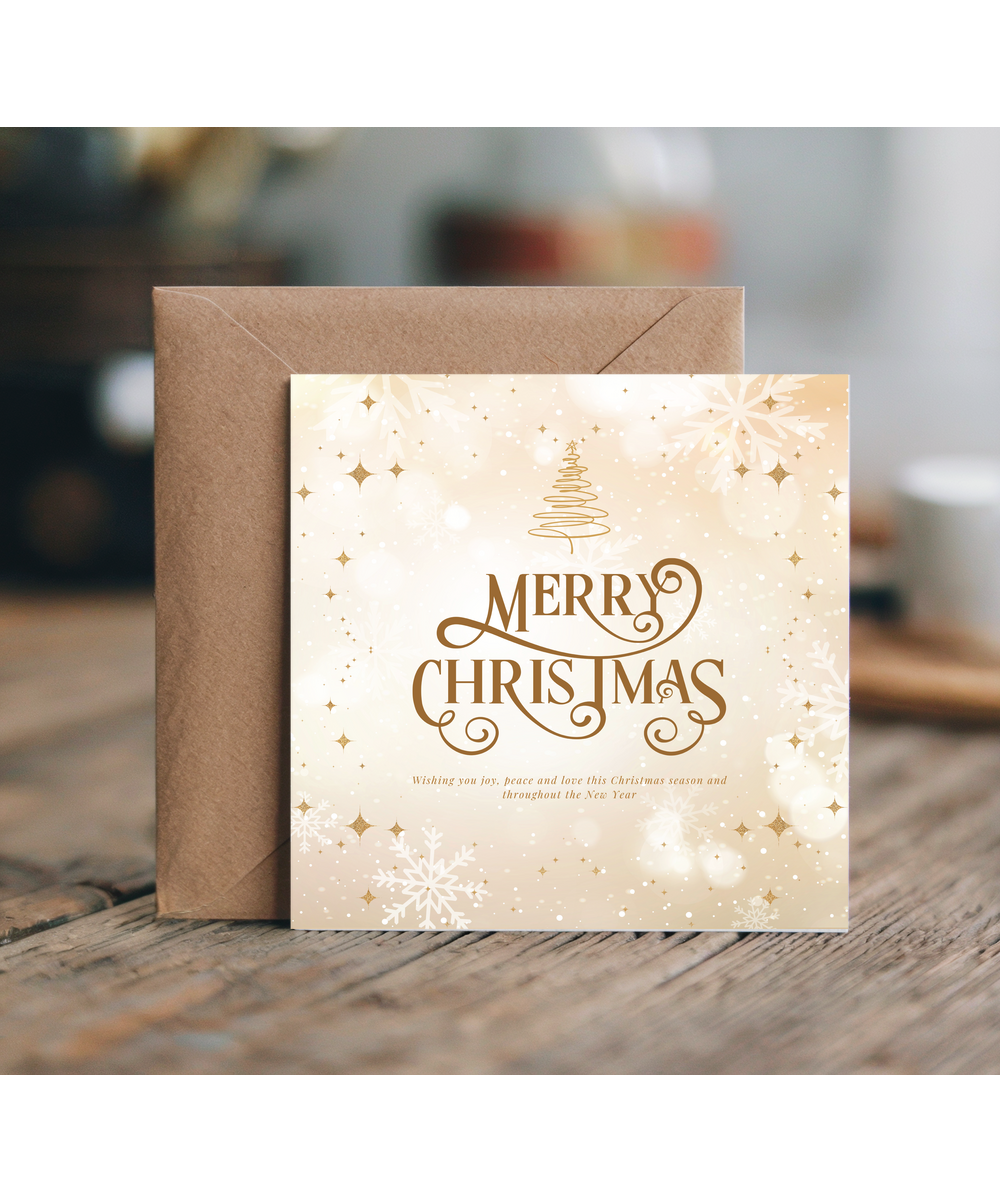 Merry Christmas wishing you joy, peace and love