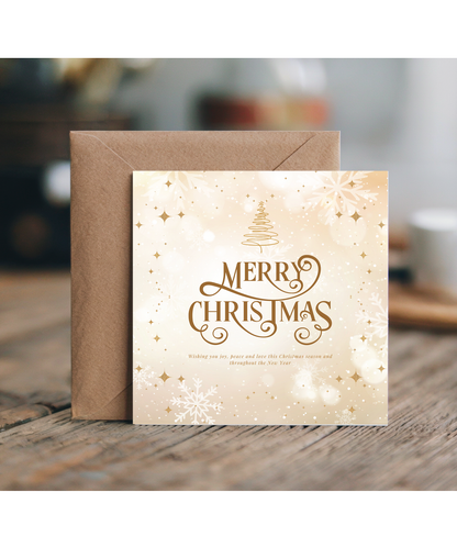 Merry Christmas wishing you joy, peace and love