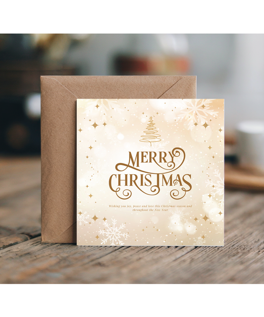 Merry Christmas wishing you joy, peace and love