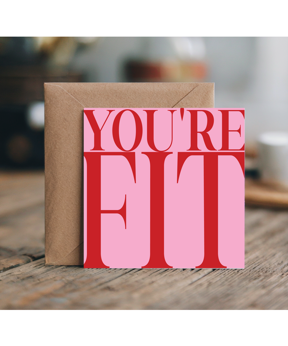 Pink and Red You're Fit
