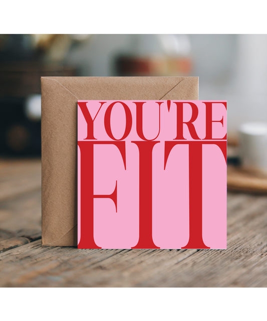 Pink and Red You're Fit