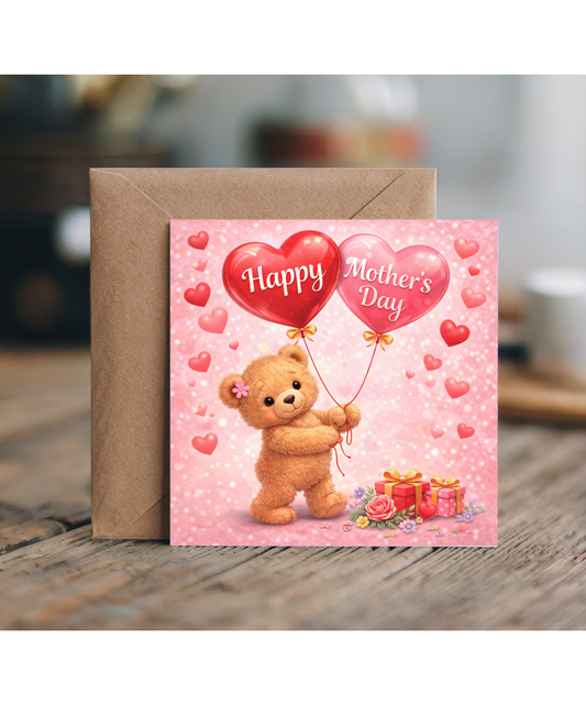 Happy Mother's day teddy balloon's