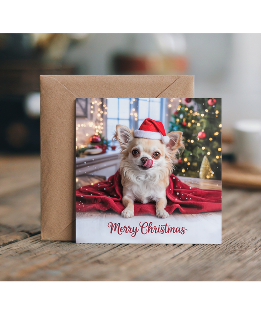 Merry Christmas adorable chihuahua