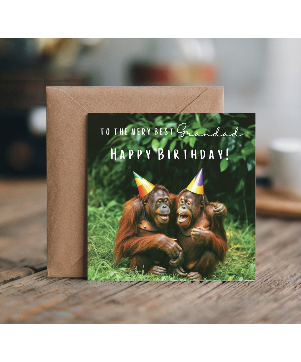 Happy Birthday, To the very best grandad orangutan