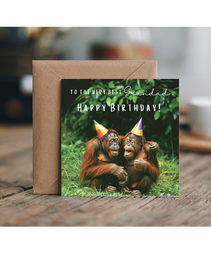 Happy Birthday, To the very best grandad orangutan