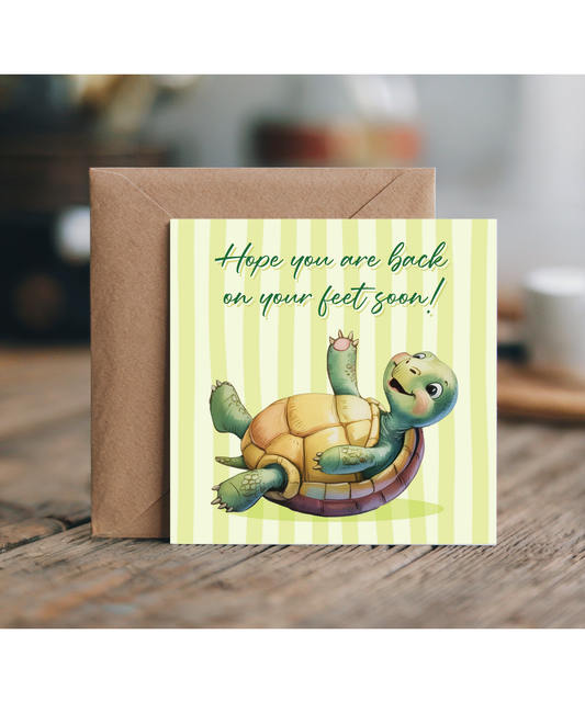 Tortoise hope you are back on your feet soon