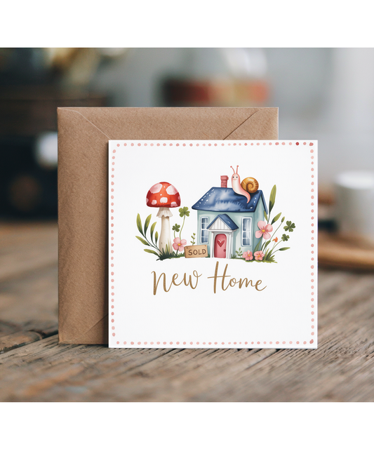 new home card snail