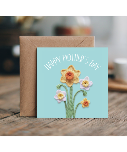 Mothers Day with Crochet Daffodils