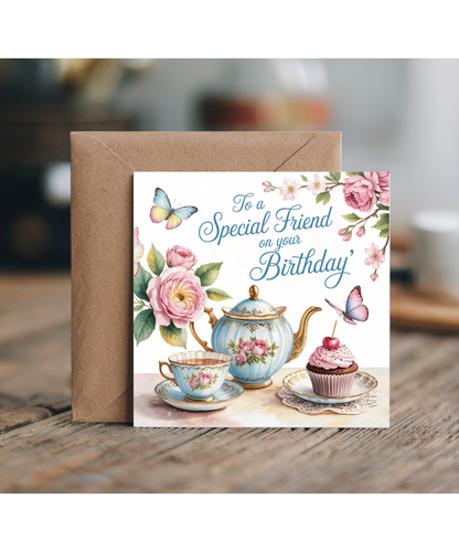 To a special friend on your birthday
