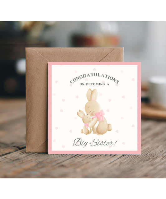 Congratulations on becoming a big sister