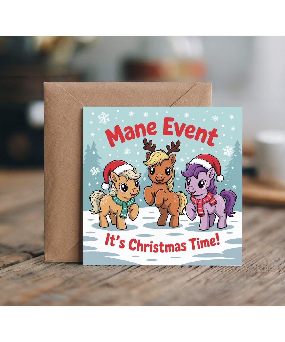 Pony Mane event, it's christmas time