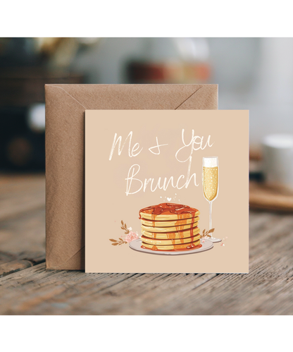 me + you = brunch Galentine Happy Birthday bestie