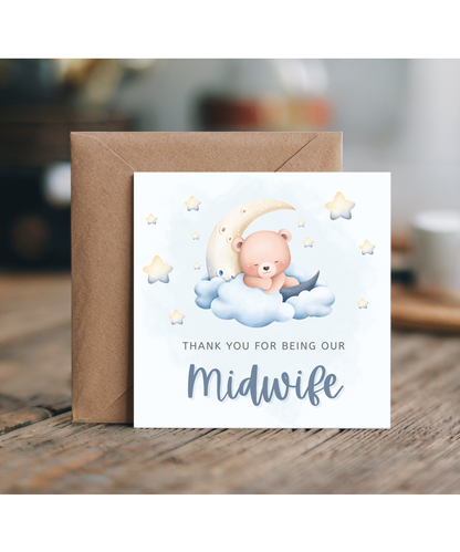 thank you for being our midwife, sleeping bear blue