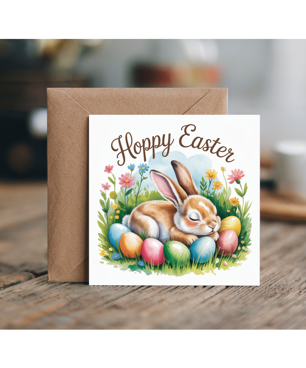 sleeping easter bunny hoppy easter