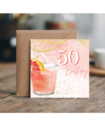 Cocktail 50th birthday