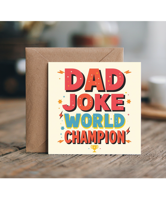Fathers Day Dad Joke world champion