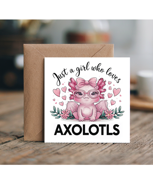 Just a girl who loves cute axolotls