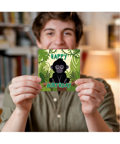 Happy Birthday Jungle Gorilla