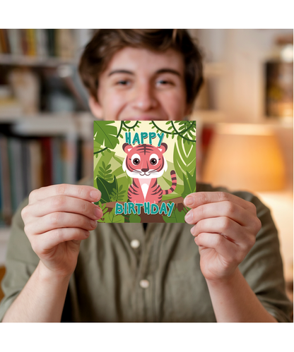 Happy Birthday Jungle Tiger
