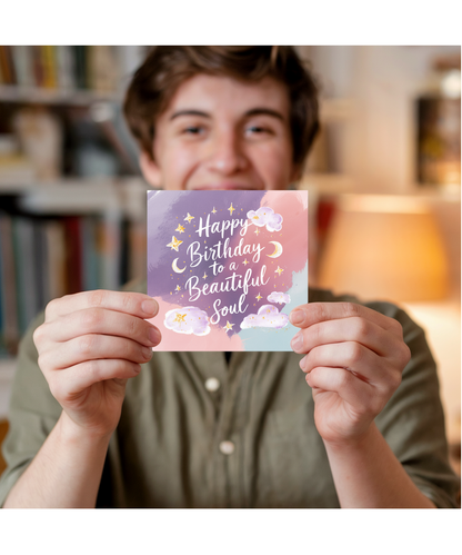 To a Beautiful Soul Birthday Card for Best Friend Sister Daughter Mother