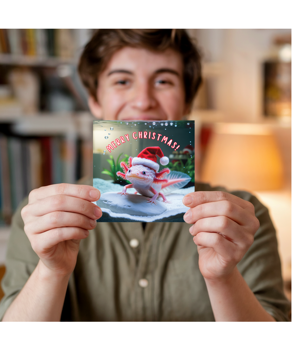 axolotl Merry Christmas
