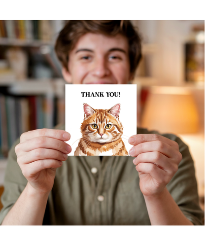 Thank you orange cat