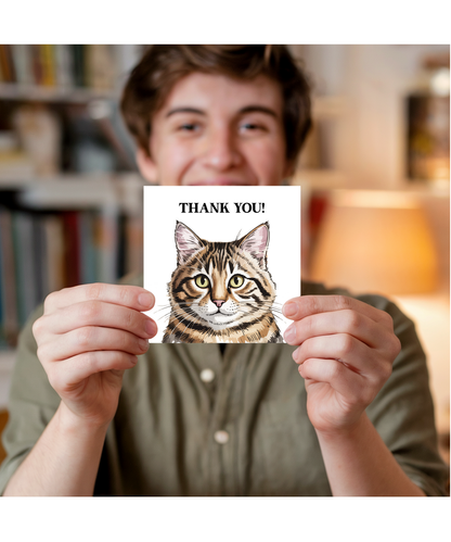 Thank you tabby cat
