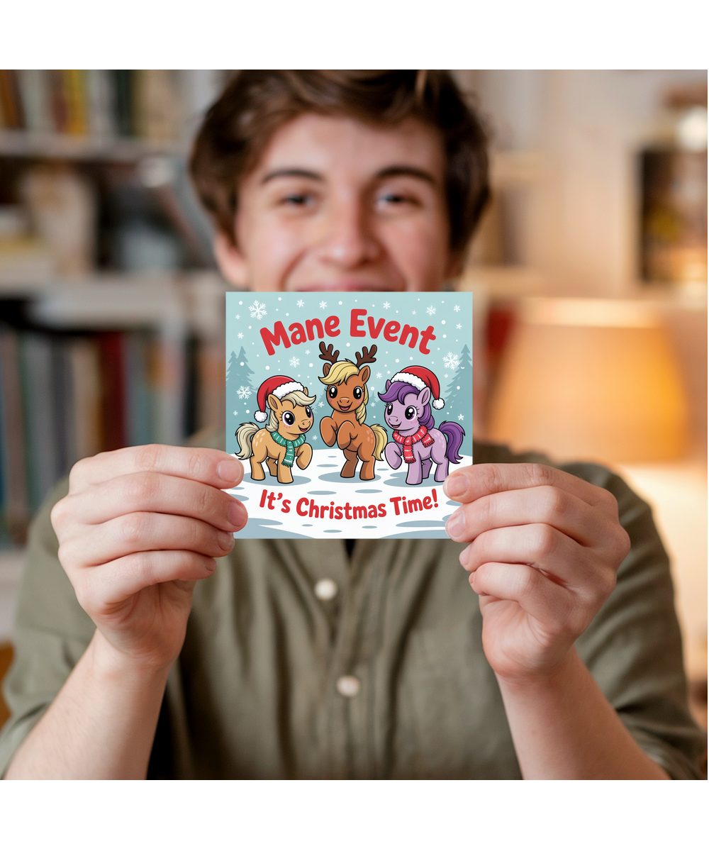 Pony Mane event, it's christmas time